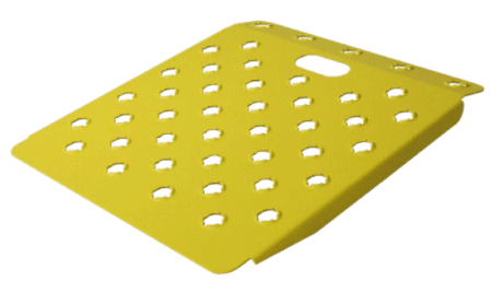 Hand Truck Ramp 22&#8243; X 24&#8243; Safety Yellow